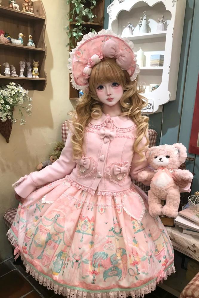 The Dolls Daydream Sweet Lolita Short Coat 4 Colors