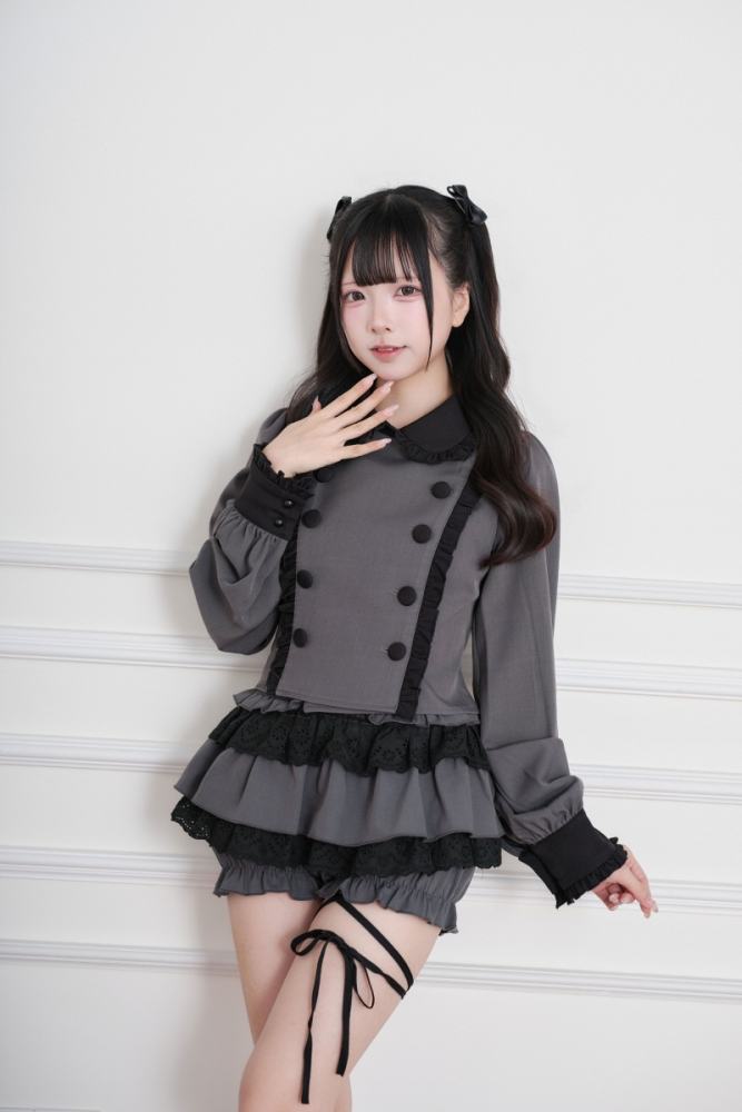 NoGenki Subculture Frills Jirai Kei Top and Skirt