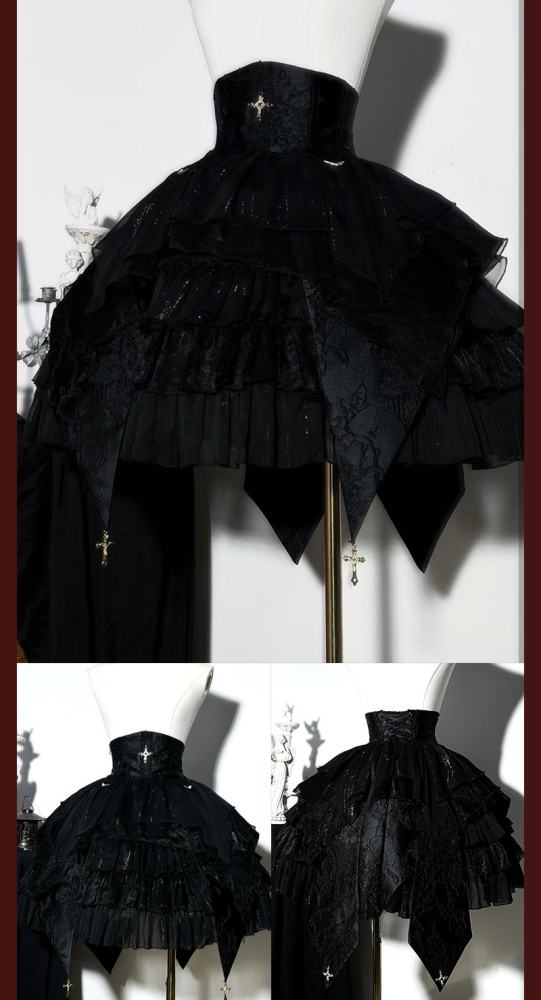 ZJ Story The Genesis and The Last Century Ouji Lolita Blouse Vest SK and Long Trousers