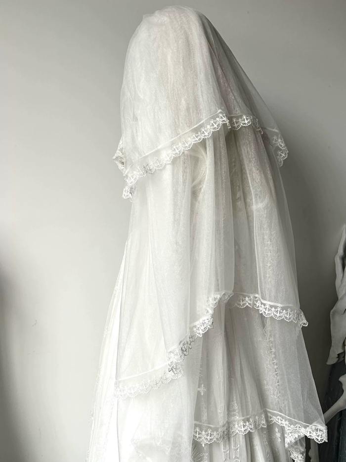 ZJ Story The Genesis and The Last Century Ouji Lolita Hat Necklace Brooch and Head Veil