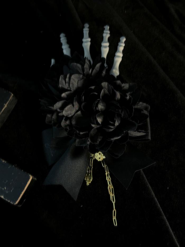 ZJ Story The Genesis and The Last Century Ouji Lolita Hat Necklace Brooch and Head Veil
