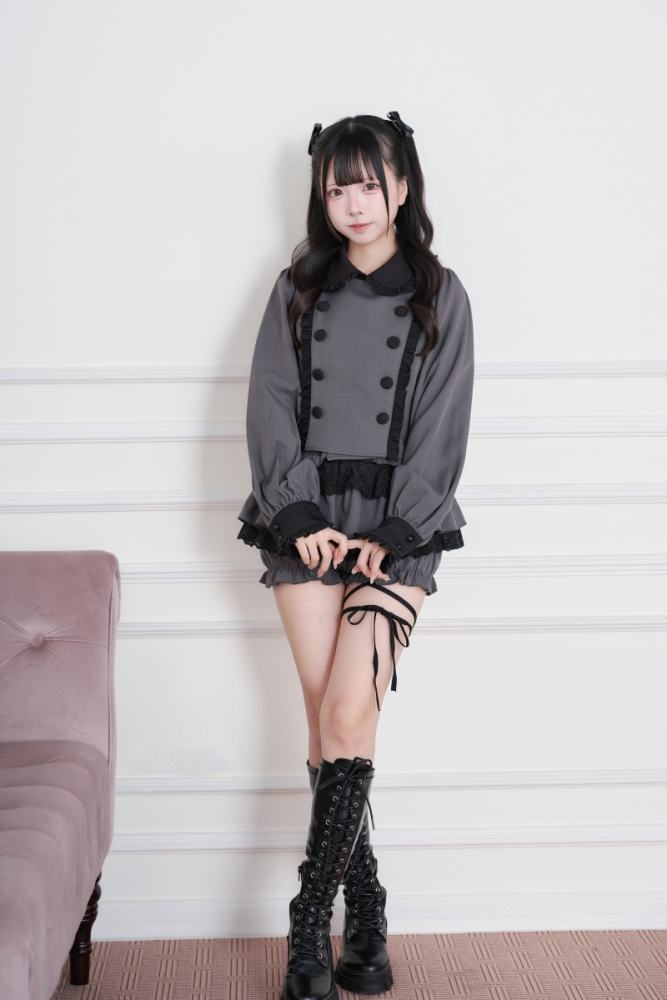 NoGenki Subculture Frills Jirai Kei Top and Skirt