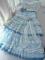 Blue JSK + Wide Belt + Ribbon Belt + 3*Side Clips