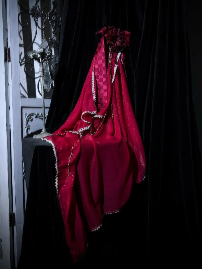 ZJ Story The Genesis and The Last Century Ouji Lolita Hat Necklace Brooch and Head Veil