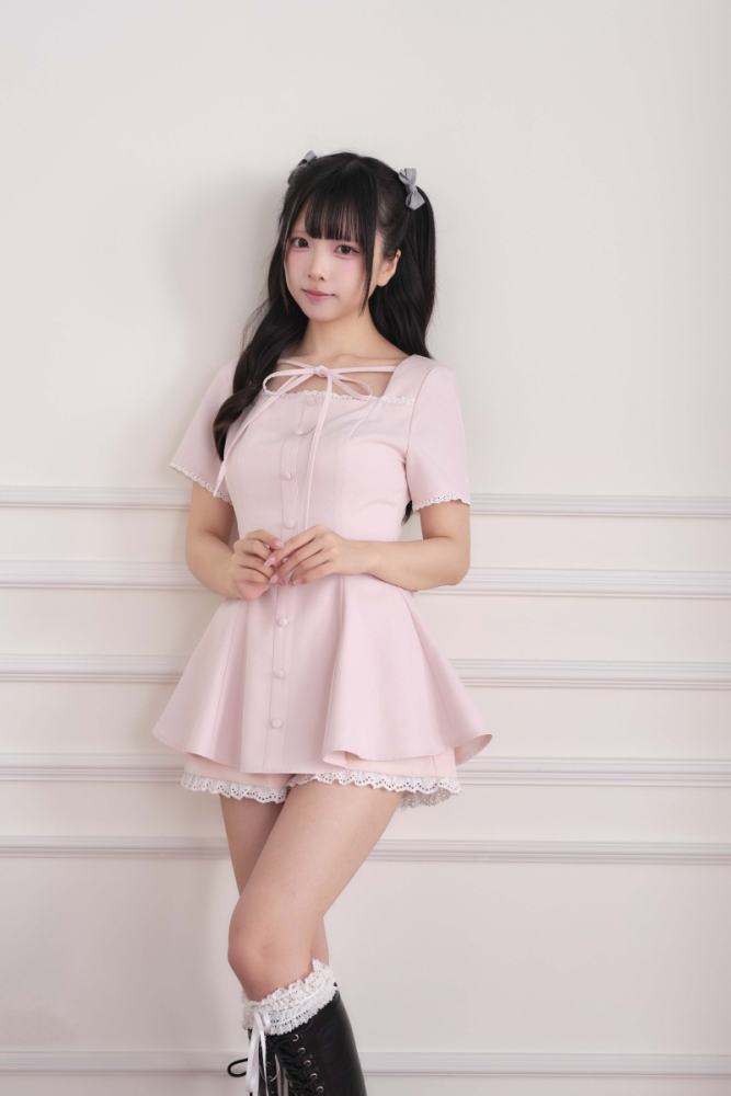 NoGenki Lacework Plaid Jirai Kei Dress