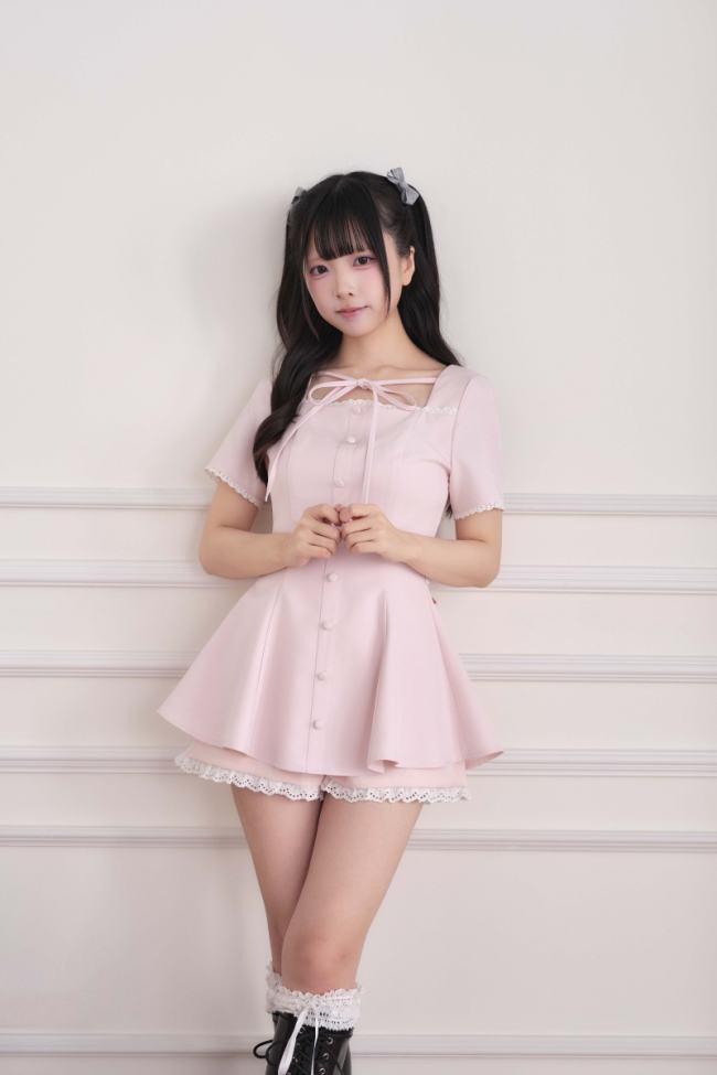 NoGenki Lacework Plaid Jirai Kei Dress