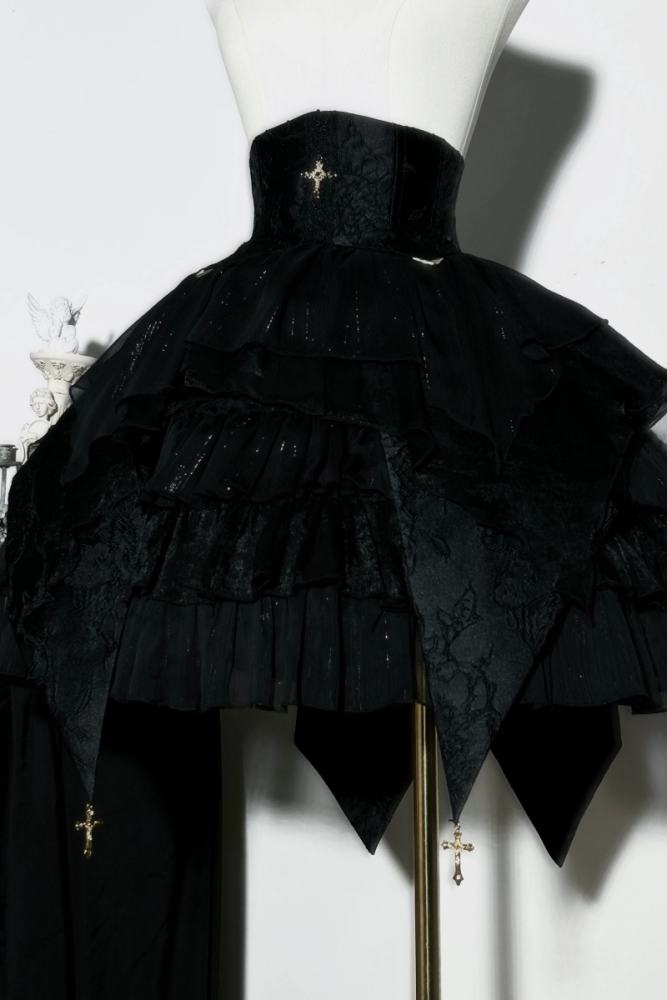 ZJ Story The Genesis and The Last Century Ouji Lolita Blouse Vest SK and Long Trousers