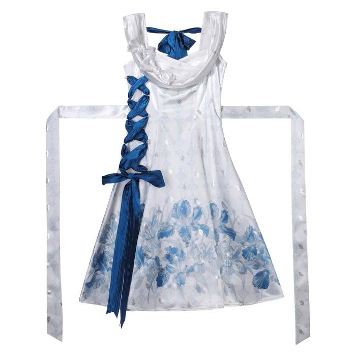 Unchartde Stars Irises Holiday Elegant Formal Dress