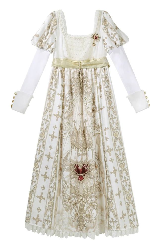 Sacred Coronation Regency Era Empire One Piece Dress