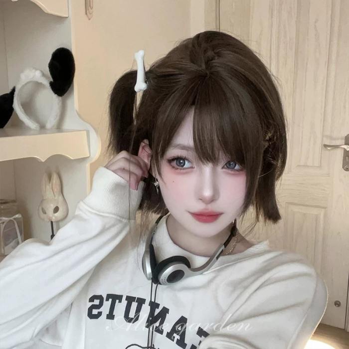 Alice Garden Brown Short Straight Wig