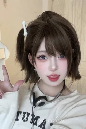 Alice Garden Brown Short Straight Wig