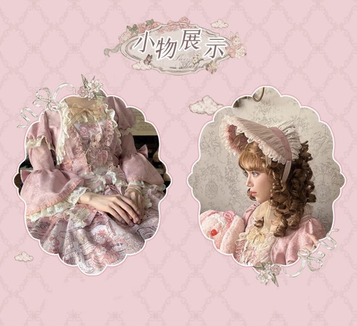Swing Rabbit Gorgeous Lolita One Piece Dress