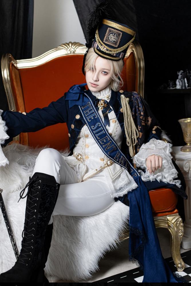 Tale Bringer The Silent Battle Ouji Lolita Coat and Blouse