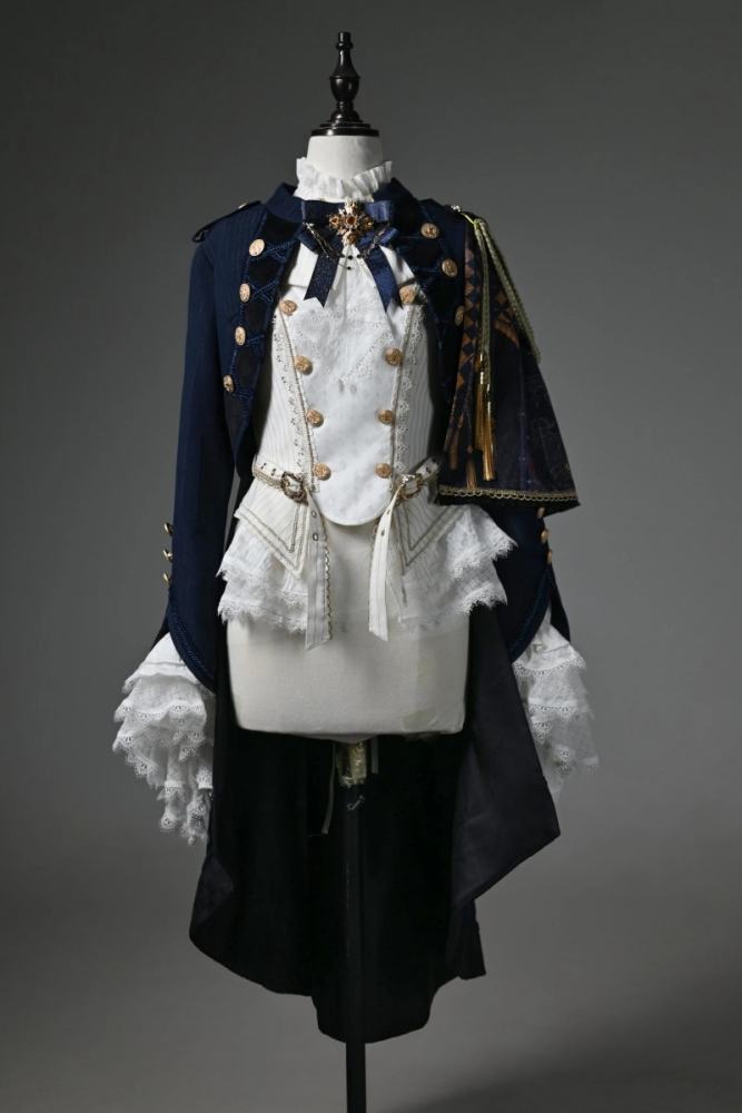 Tale Bringer The Silent Battle Ouji Lolita Coat and Blouse