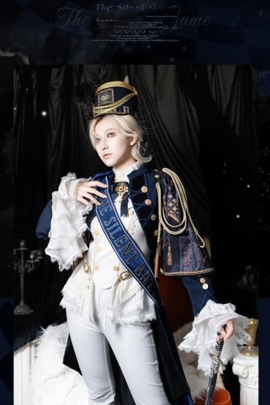 Tale Bringer The Silent Battle Ouji Lolita Coat and Blouse
