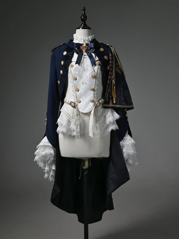 Tale Bringer The Silent Battle Ouji Lolita Coat and Blouse