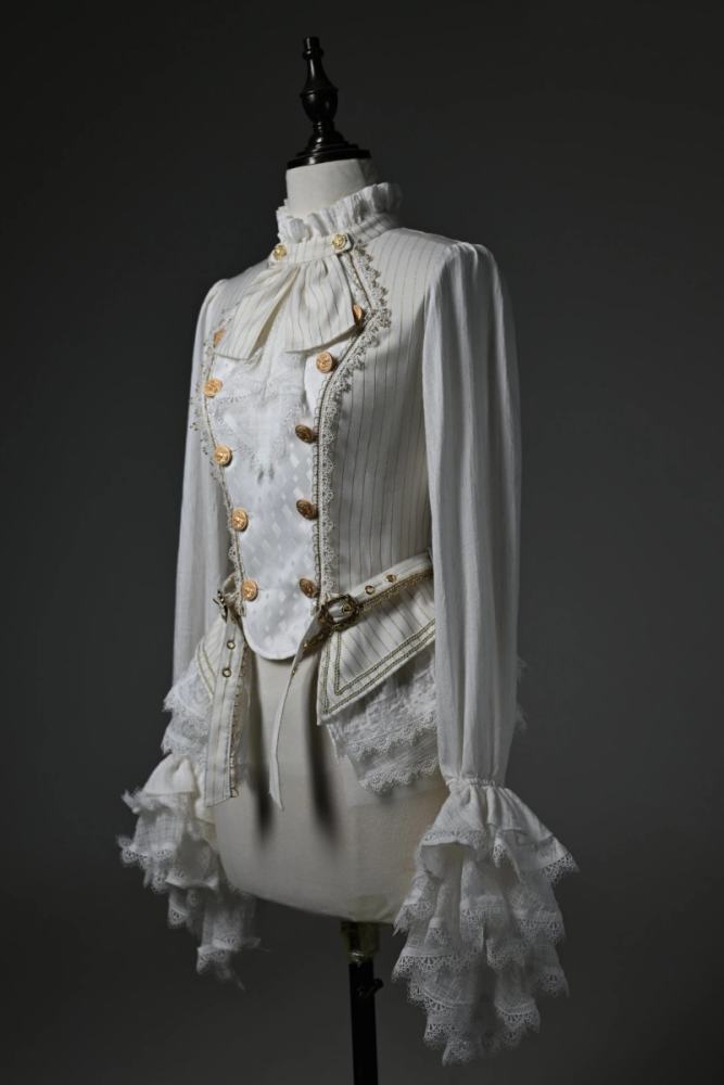 Tale Bringer The Silent Battle Ouji Lolita Coat and Blouse