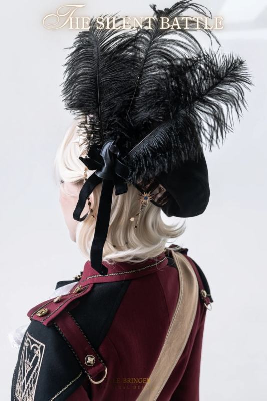 Tale Bringer The Silent Battle Ouji Lolita Hat Brooch and Tie