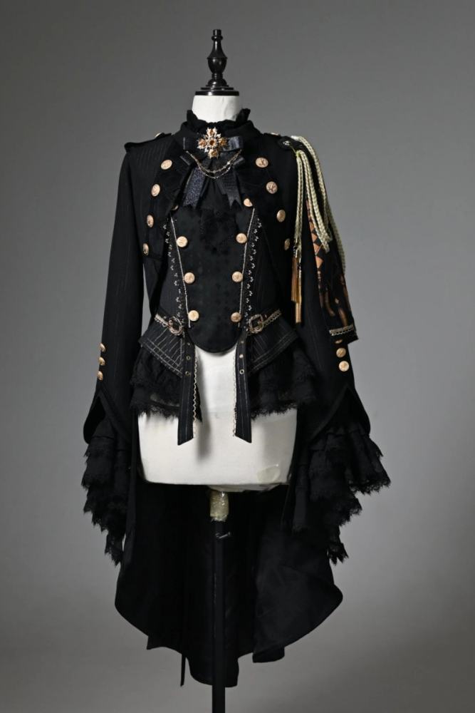 Tale Bringer The Silent Battle Ouji Lolita Coat and Blouse
