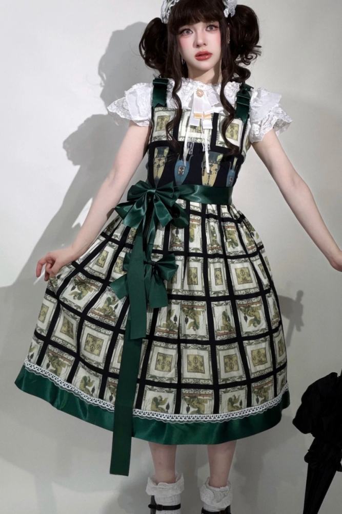 Emerald Gallery Plus Size Friendly Prints Lolita JSK and Blouse