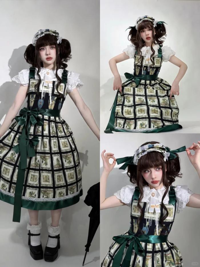 Emerald Gallery Lolita Hairband Hat and Side Clip