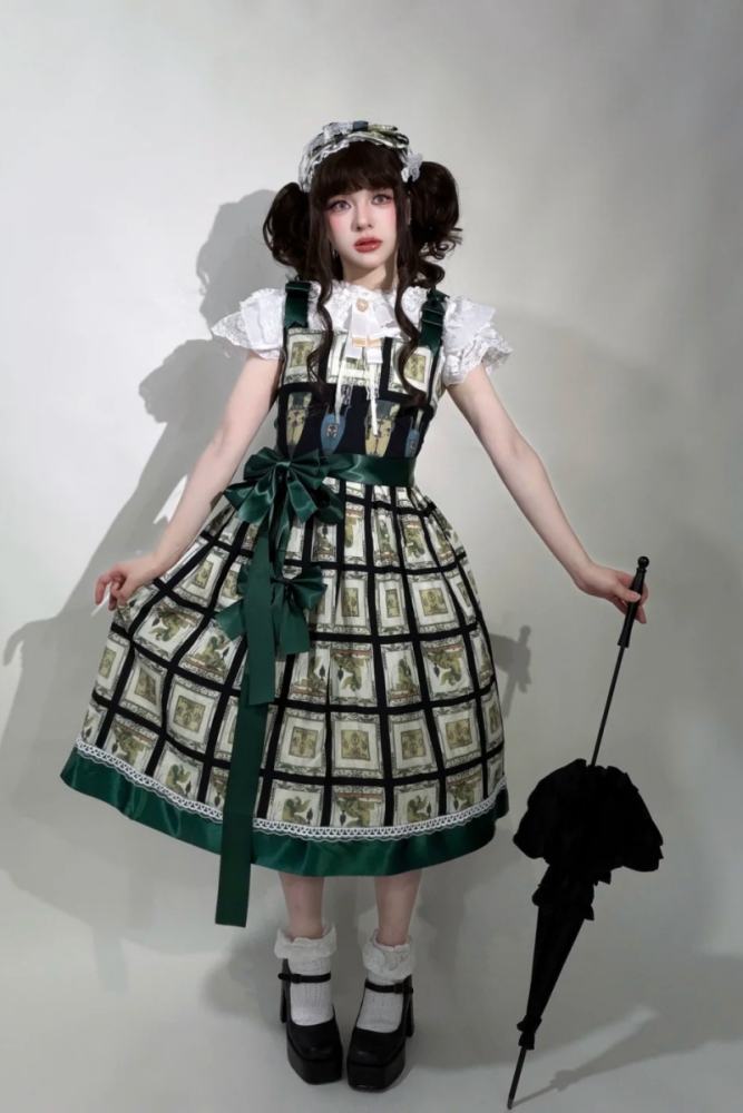 Emerald Gallery Plus Size Friendly Prints Lolita JSK and Blouse