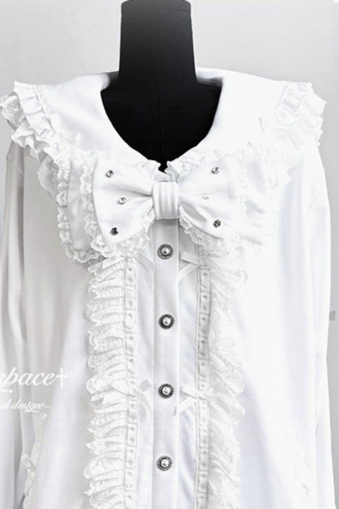 AO Space Sailor Collar Lacework Jirai Kei Coat