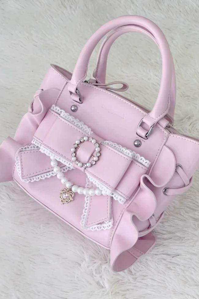 Kanna Dolly Parfait Bow Jirai Kei Bag