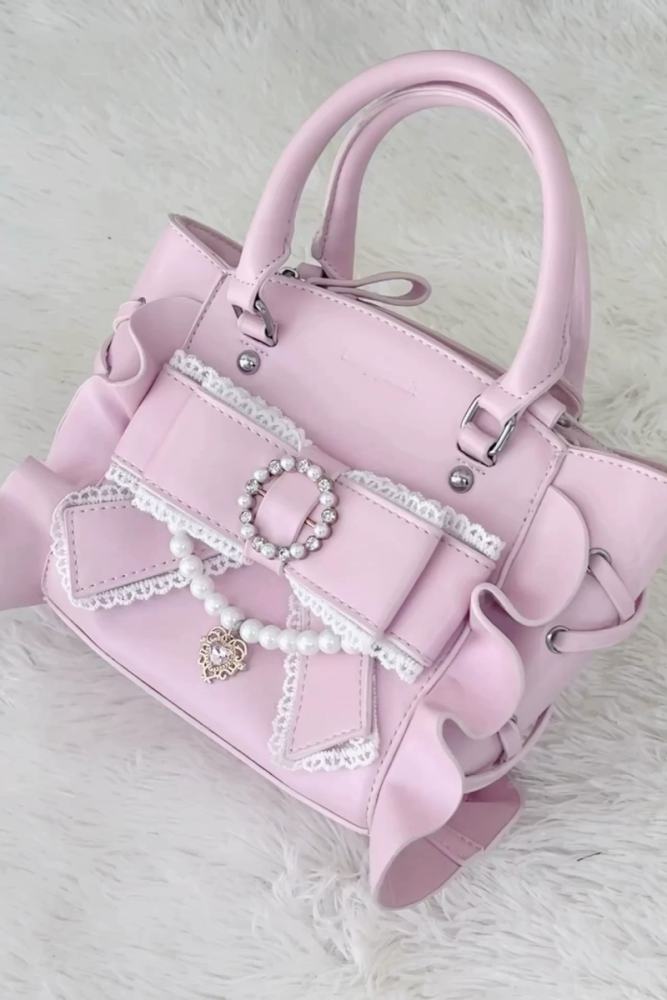 Kanna Dolly Parfait Bow Jirai Kei Bag