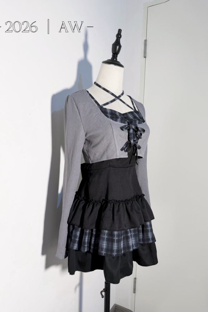 Ginga U Seikei Sweet Girly Spaghetti Strap Dress