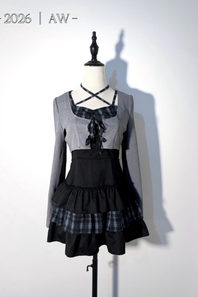 Ginga U Seikei Sweet Girly Spaghetti Strap Dress
