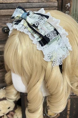 Emerald Gallery Lolita Hairband Hat and Side Clip