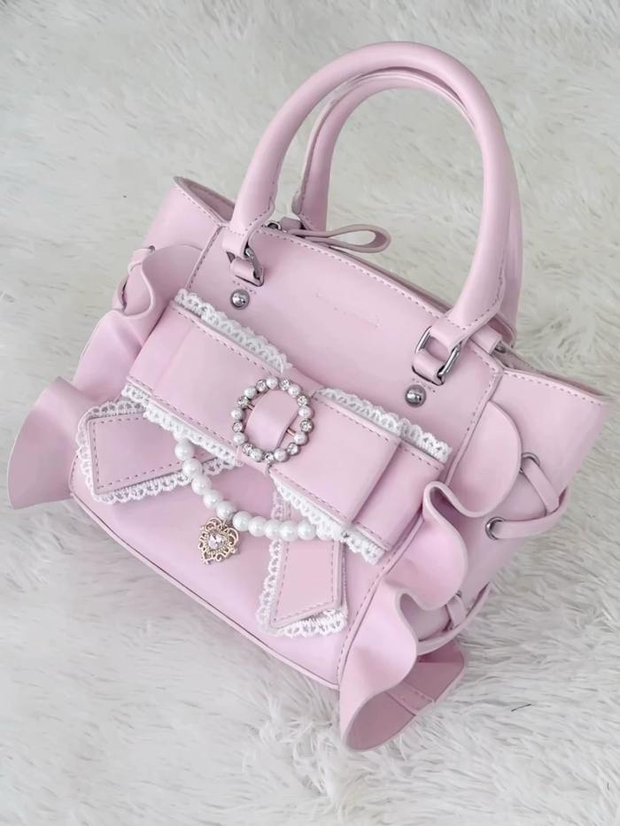 Kanna Dolly Parfait Bow Jirai Kei Bag