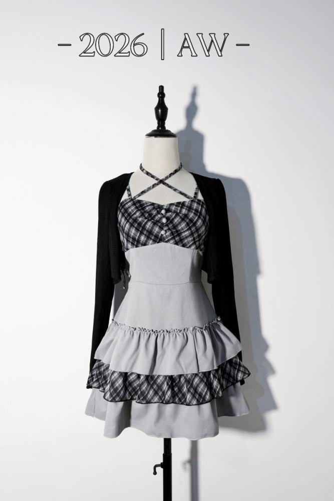 Ginga U Seikei Sweet Girly Spaghetti Strap Dress