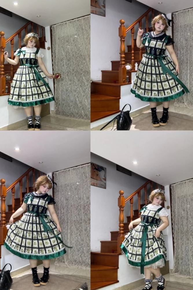 Emerald Gallery Plus Size Friendly Prints Lolita JSK and Blouse