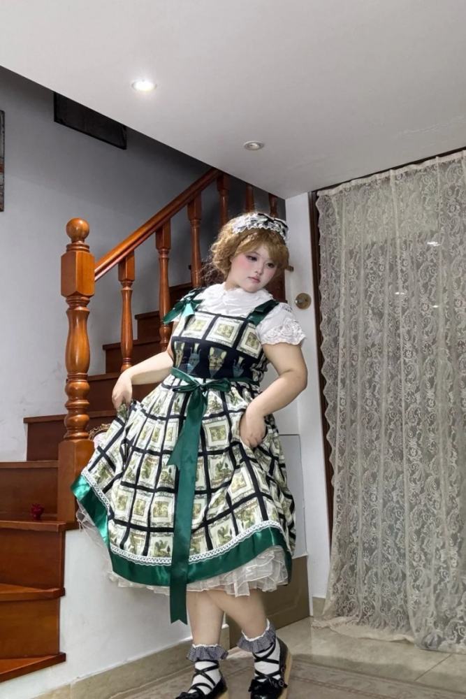 Emerald Gallery Plus Size Friendly Prints Lolita JSK and Blouse