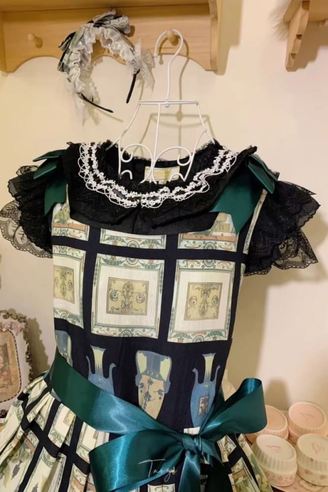 Emerald Gallery Plus Size Friendly Prints Lolita JSK and Blouse