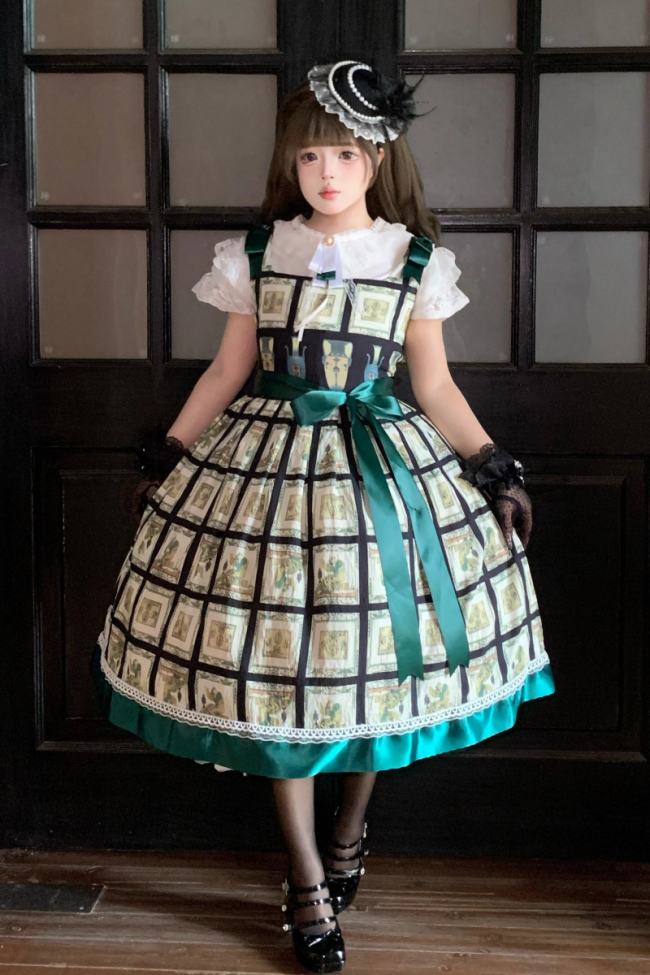 Emerald Gallery Plus Size Friendly Prints Lolita JSK and Blouse