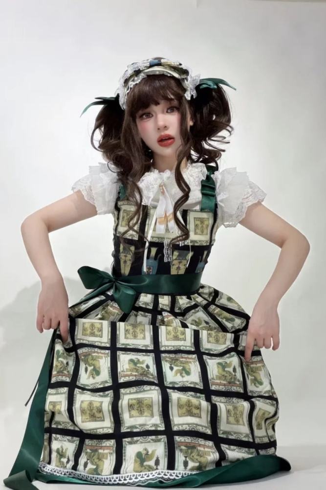 Emerald Gallery Lolita Hairband Hat and Side Clip