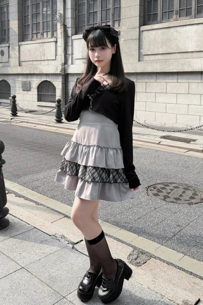Ginga U Seikei Sweet Girly Spaghetti Strap Dress