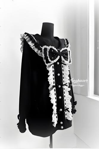 AO Space Sailor Collar Lacework Jirai Kei Coat