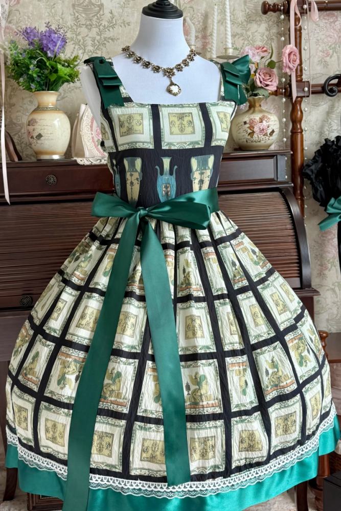 Emerald Gallery Plus Size Friendly Prints Lolita JSK and Blouse