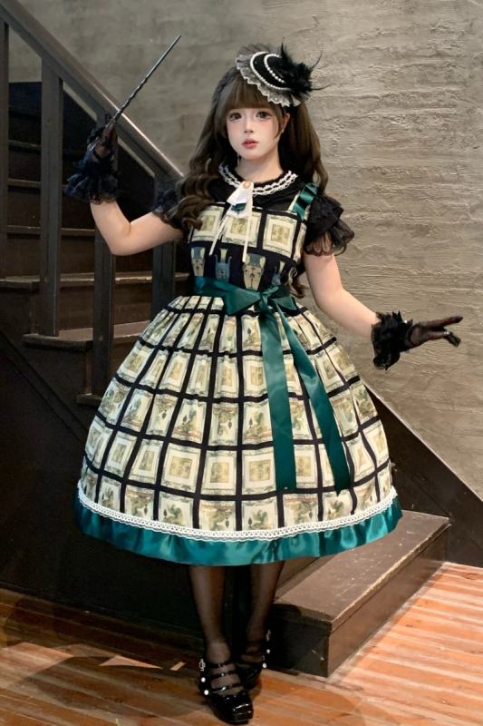 Emerald Gallery Plus Size Friendly Prints Lolita JSK and Blouse