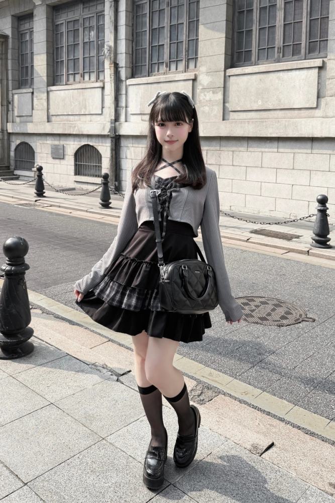 Ginga U Seikei Sweet Girly Spaghetti Strap Dress