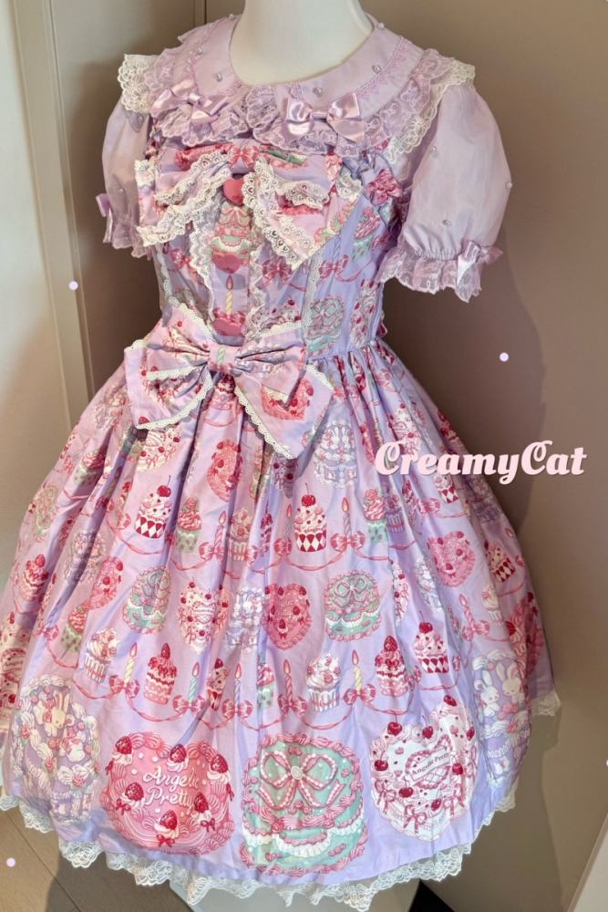 Creamy Cat Lacework Frills Cotton Lolita Blouse Old School
