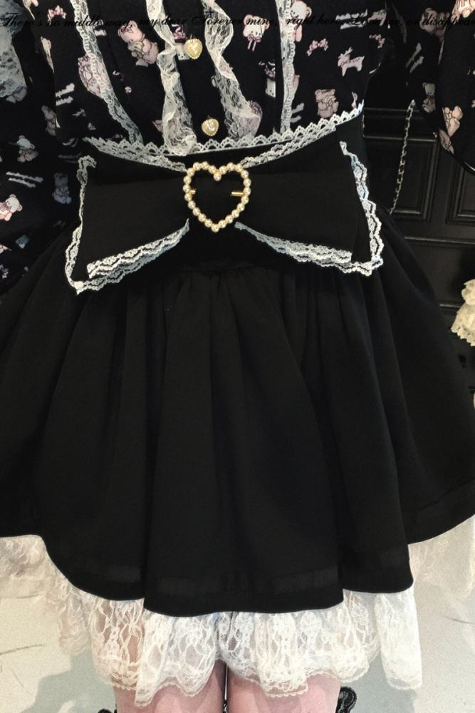 Kitty Bxllet Bows Bunny Ruffled Jirai Kei Skirt 4 Colors