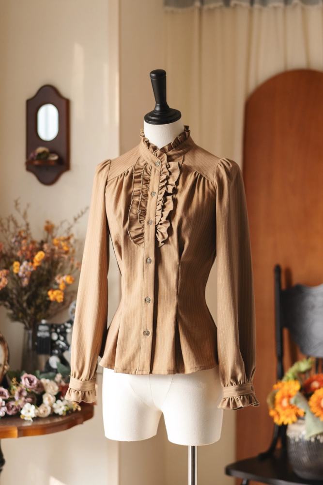 Forest Wardrobe Retro Elegant Corset Jumper and Blouse