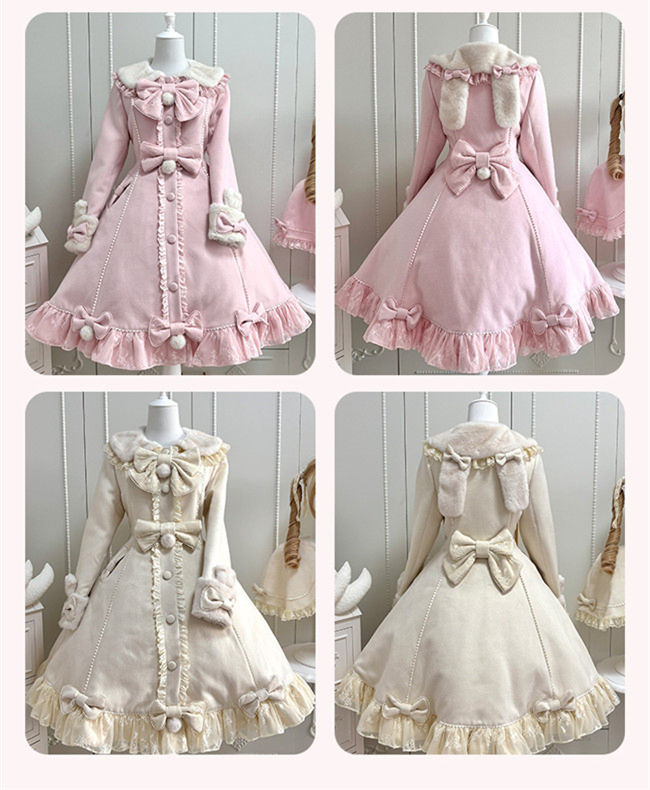 Meng Fu Zi Princess Rabbit Sweet Lolita Coat and Cape