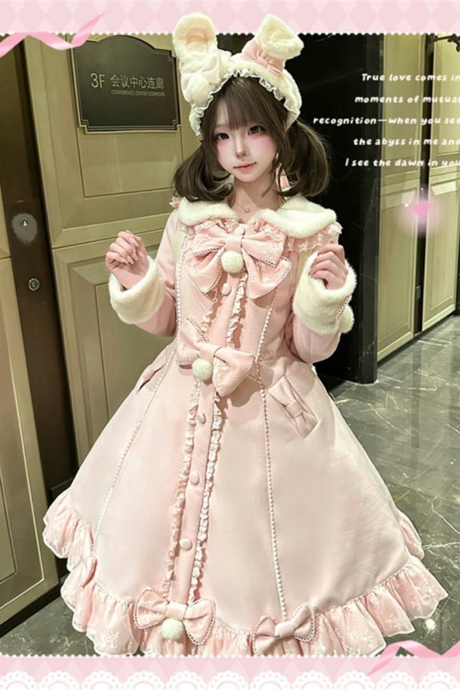 Meng Fu Zi Princess Rabbit Sweet Lolita Coat and Cape