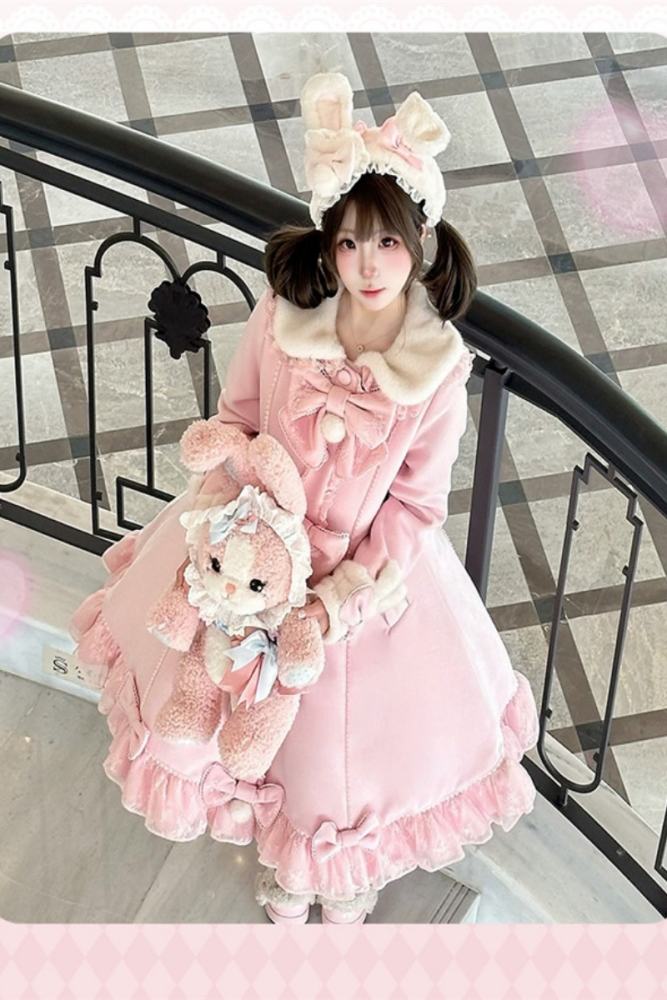 Meng Fu Zi Princess Rabbit Sweet Lolita Coat and Cape